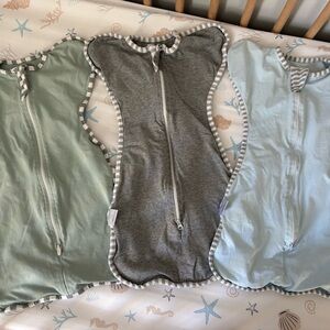 Arms up swaddle style